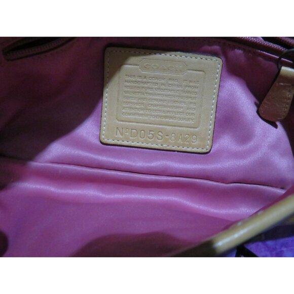 Coach 2005 Soho Swarovski Crystal Distressed Vachetta Leather Demi Flap Bag - Picture 10 of 12